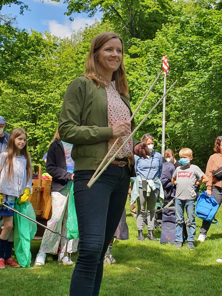 Clean-Up im Schlosspark Niederschönhausen