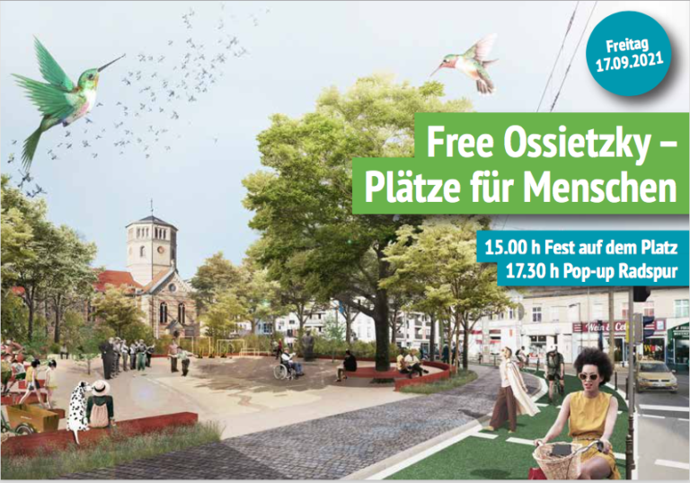 Free Ossietzky – Plätze für Menschen