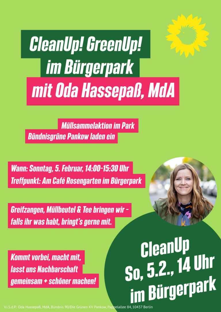 CleanUp im Bürgerpark