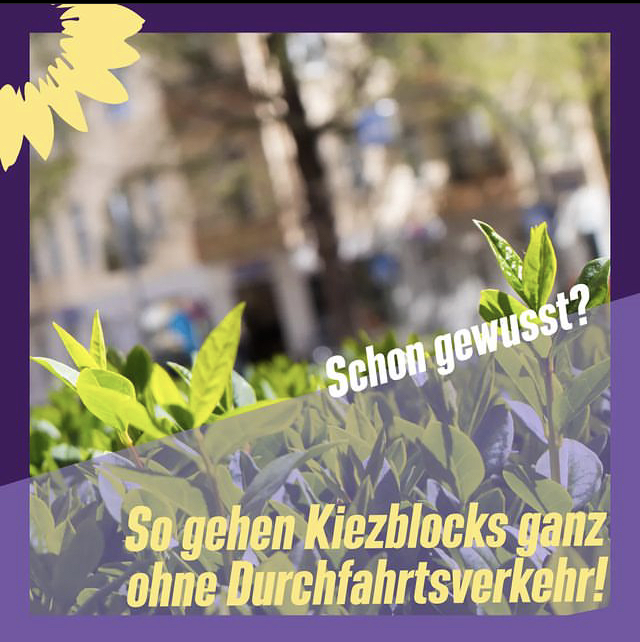 Schon gewusst? – So funktionieren Kiezblocks!