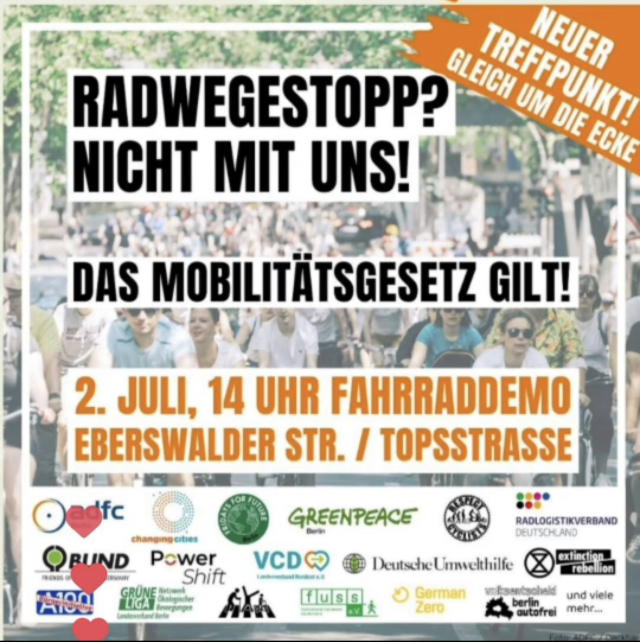 Fahrraddemonstration