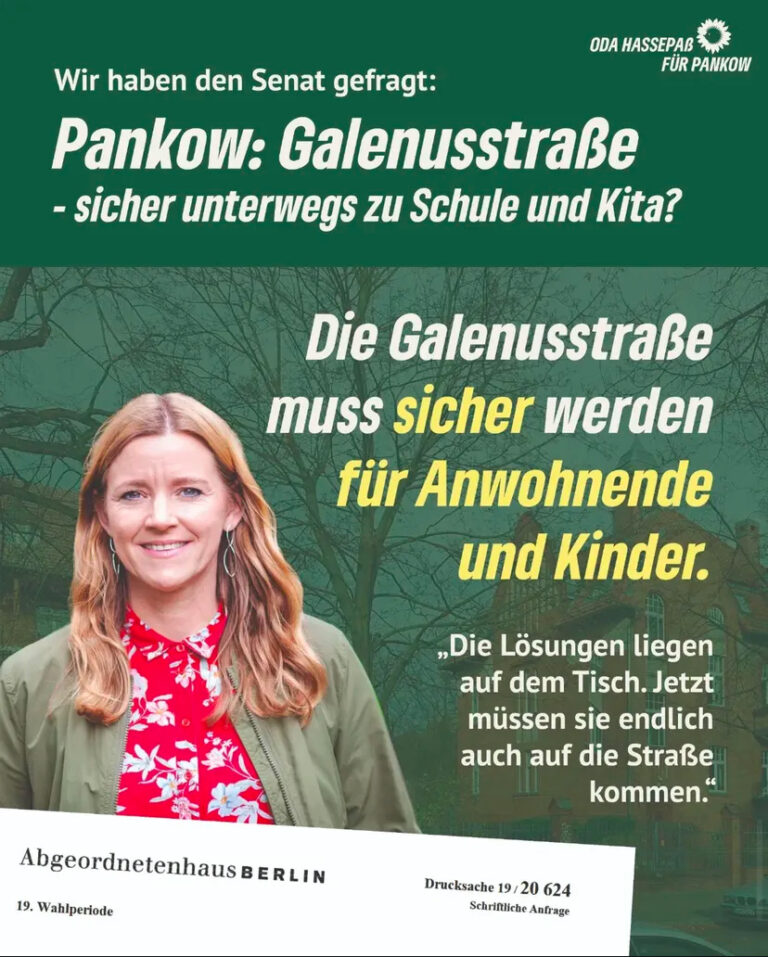 Schriftliche Anfrage zur Galenusstraße
