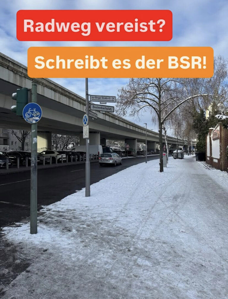 Vereist, gefährlich, unbefahrbar?