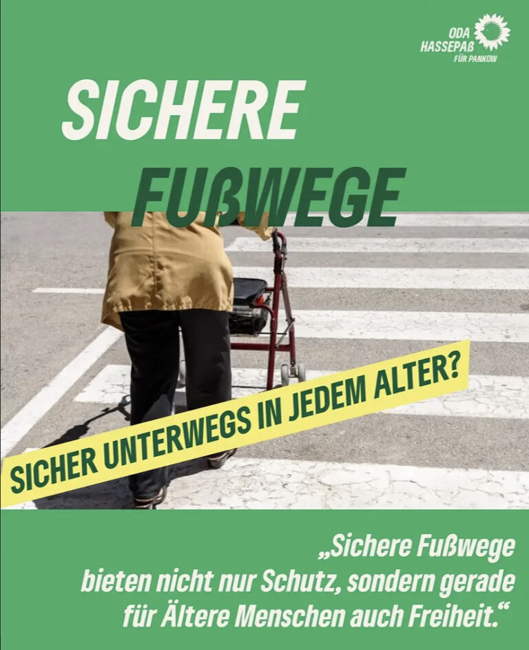 Sichere Fußwege