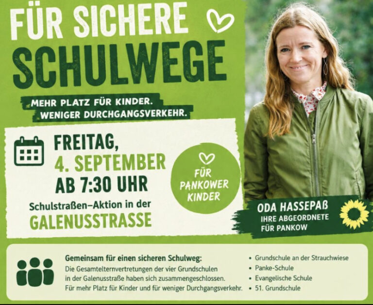 Große Schulstraßen-Aktion